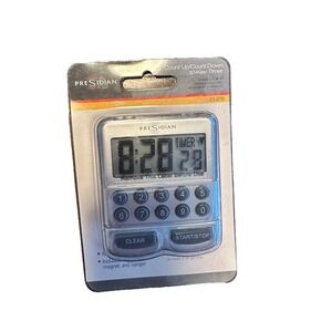 Presidian Count Up/Count Down 10-Key Timer New